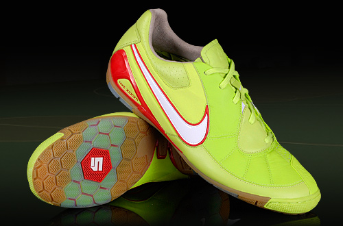 Nike 5 Zoom T-7 Futsal Citron - White - Sport Red